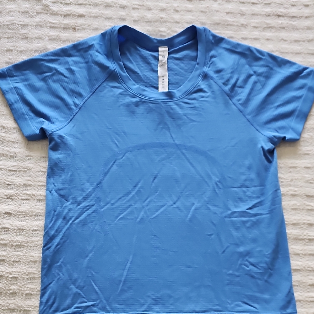 Lululemon Athletica Blue Textured Top